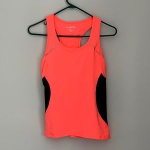 Alanic Coral Pink Shelf Bra Tank Top